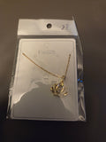 Gold Crown Necklace
