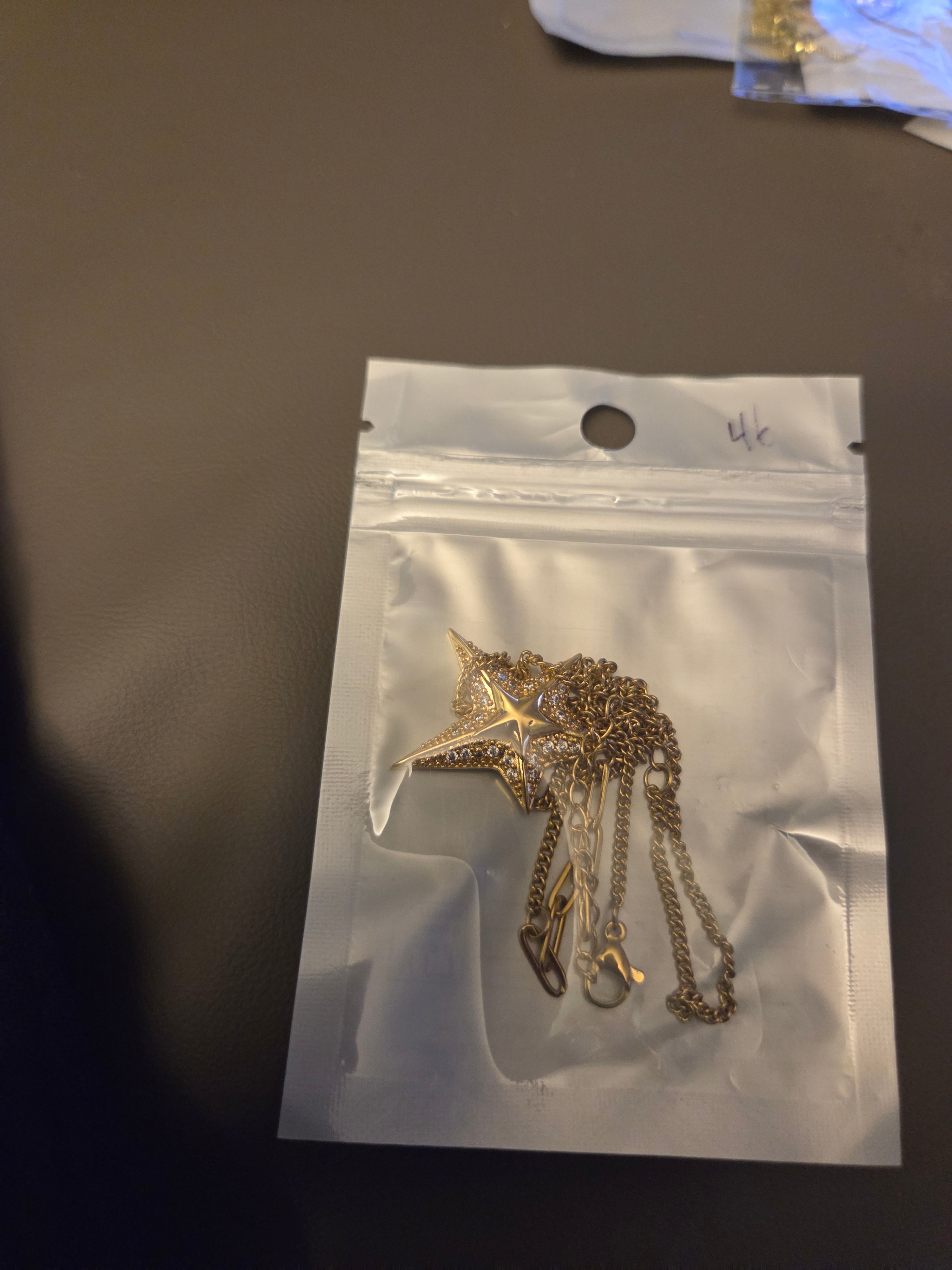 Gold Star Pendant