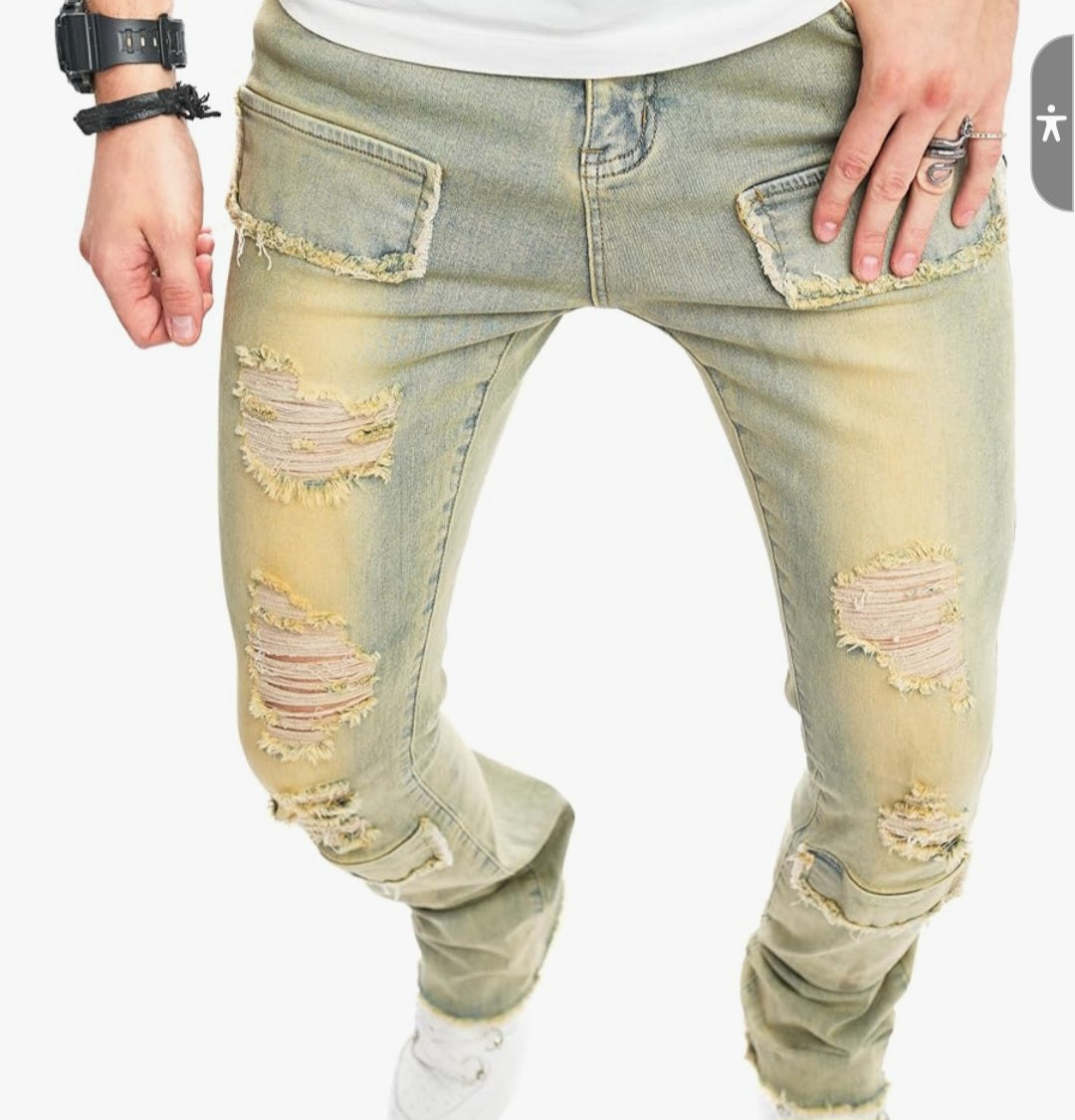 Men's Skinny Slouch Jeans