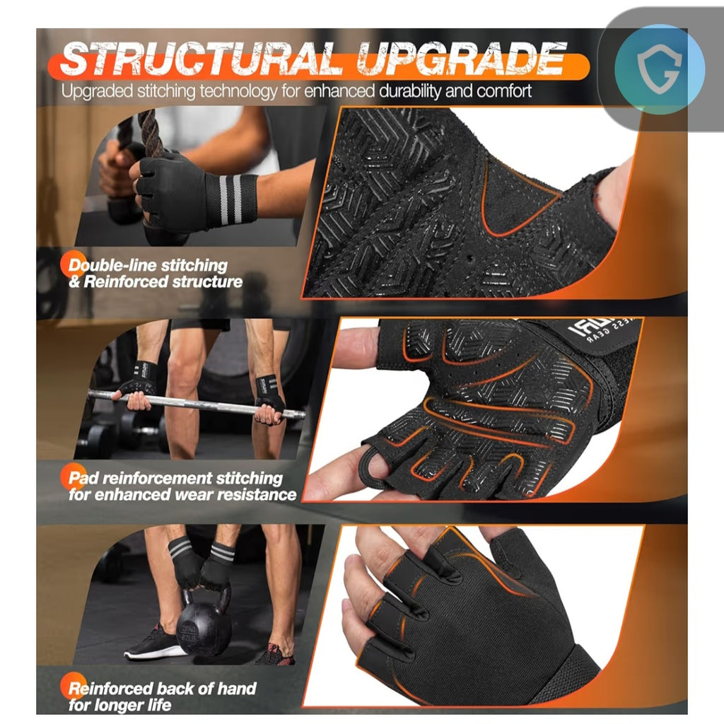Fingerless Workout Gloves