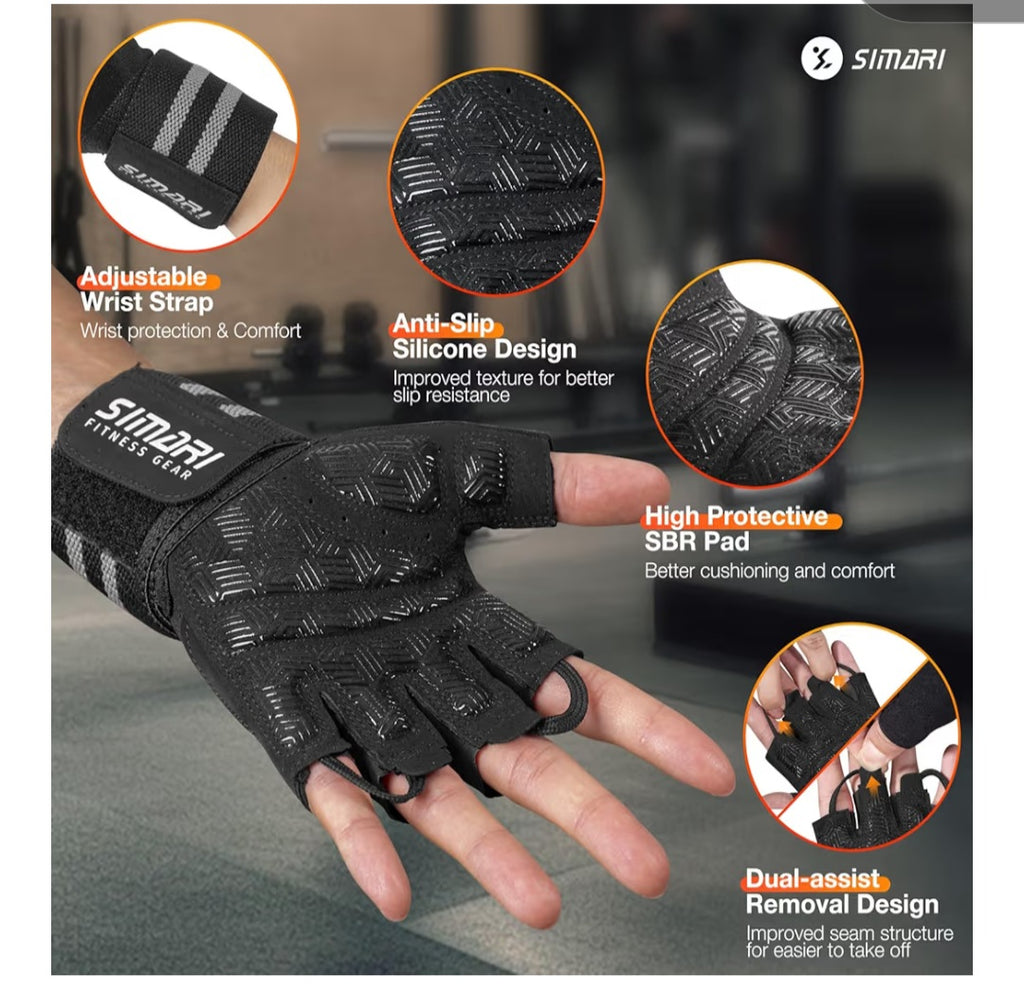 Fingerless Workout Gloves