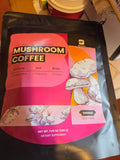 Mushroom Coffee Instant Medium Roast Half-Caff Blend – L-Theanine, Probiotics, Ashwagandha – 60 Servings