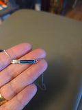 Necklace Blue square