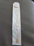 Gold Tone Flower Pendant Necklace with Rhinestones – Elegant Floral Jewelry