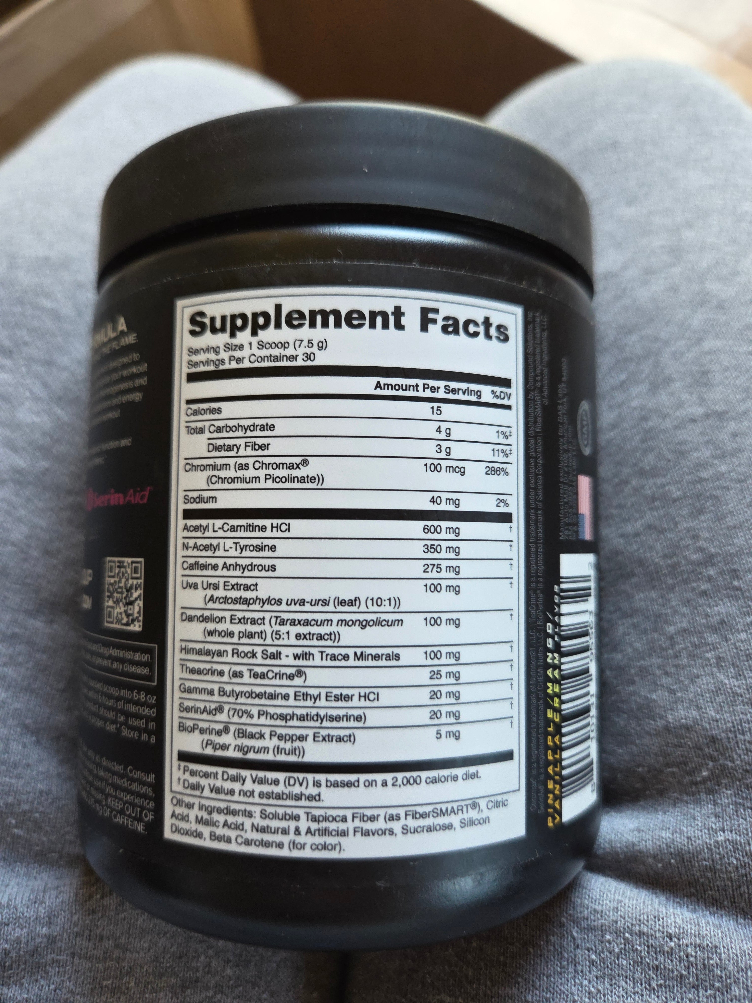 Heat Hardcore Swole Whip Pre-Workout Powder – Pineapple Flavor – New Sealed