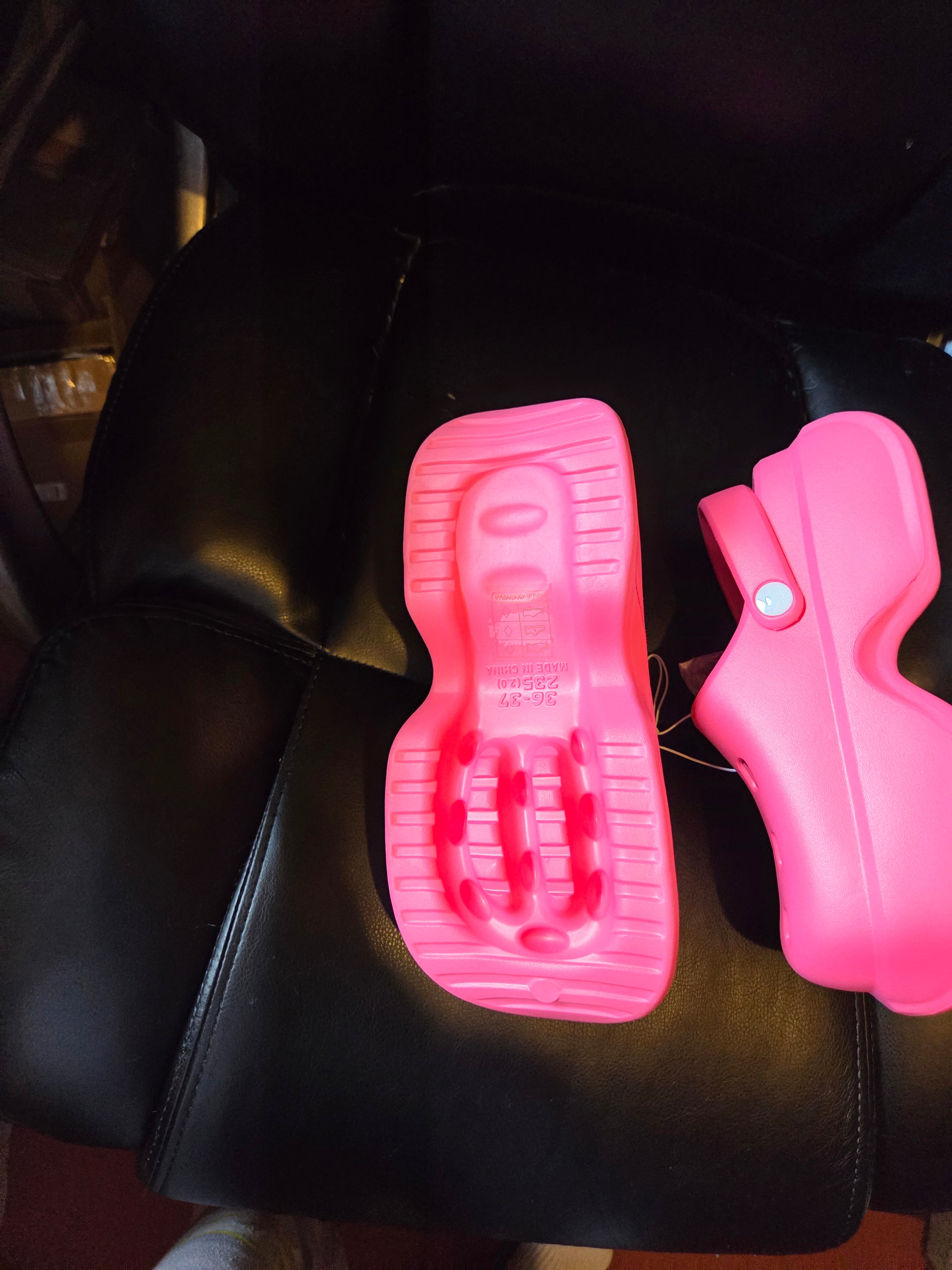 Generic Crocs– Pink Slip-On Foam Shoes – Lightweight Comfort Slides