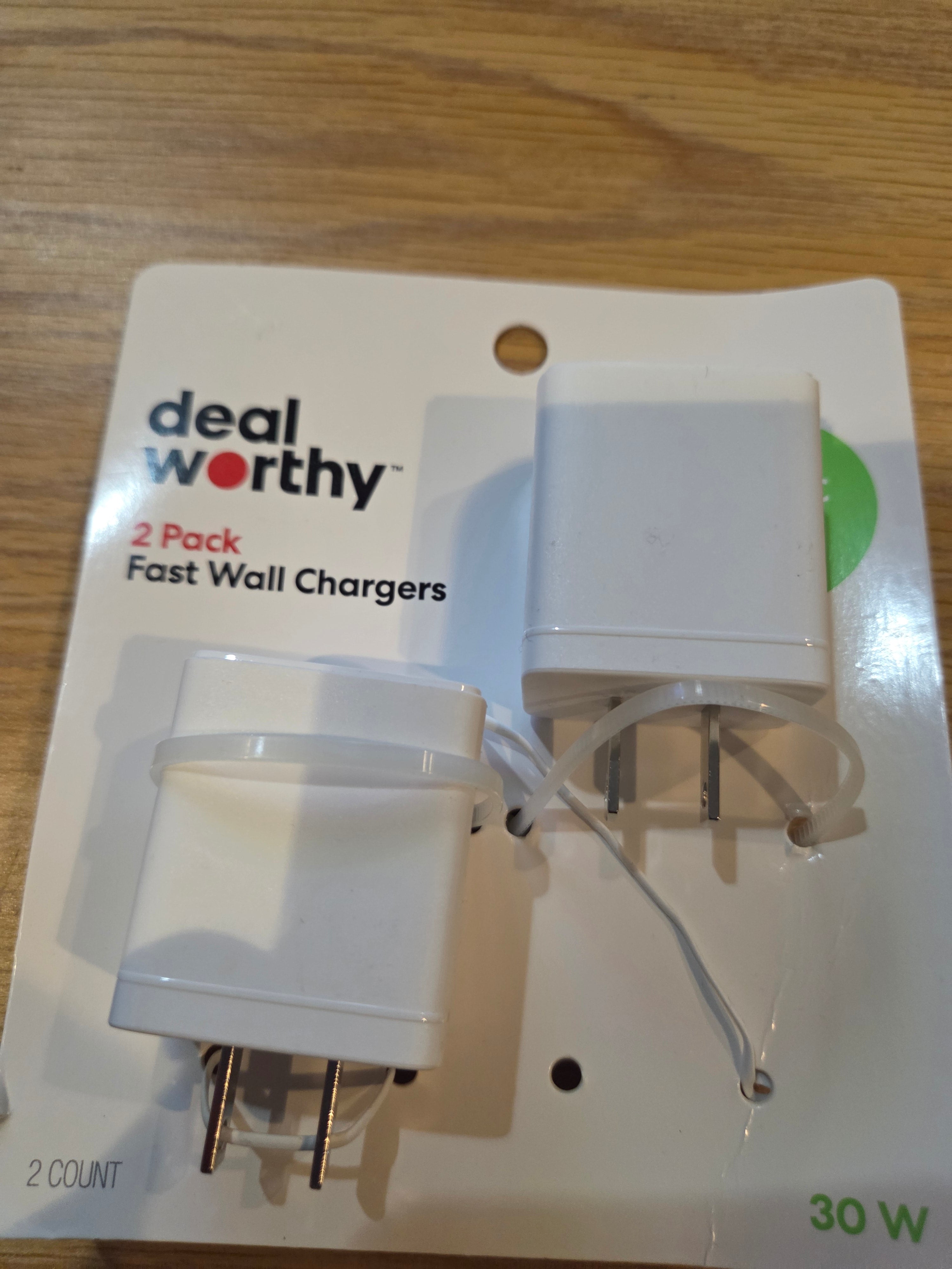 2 Pack Fast Wall Chargers