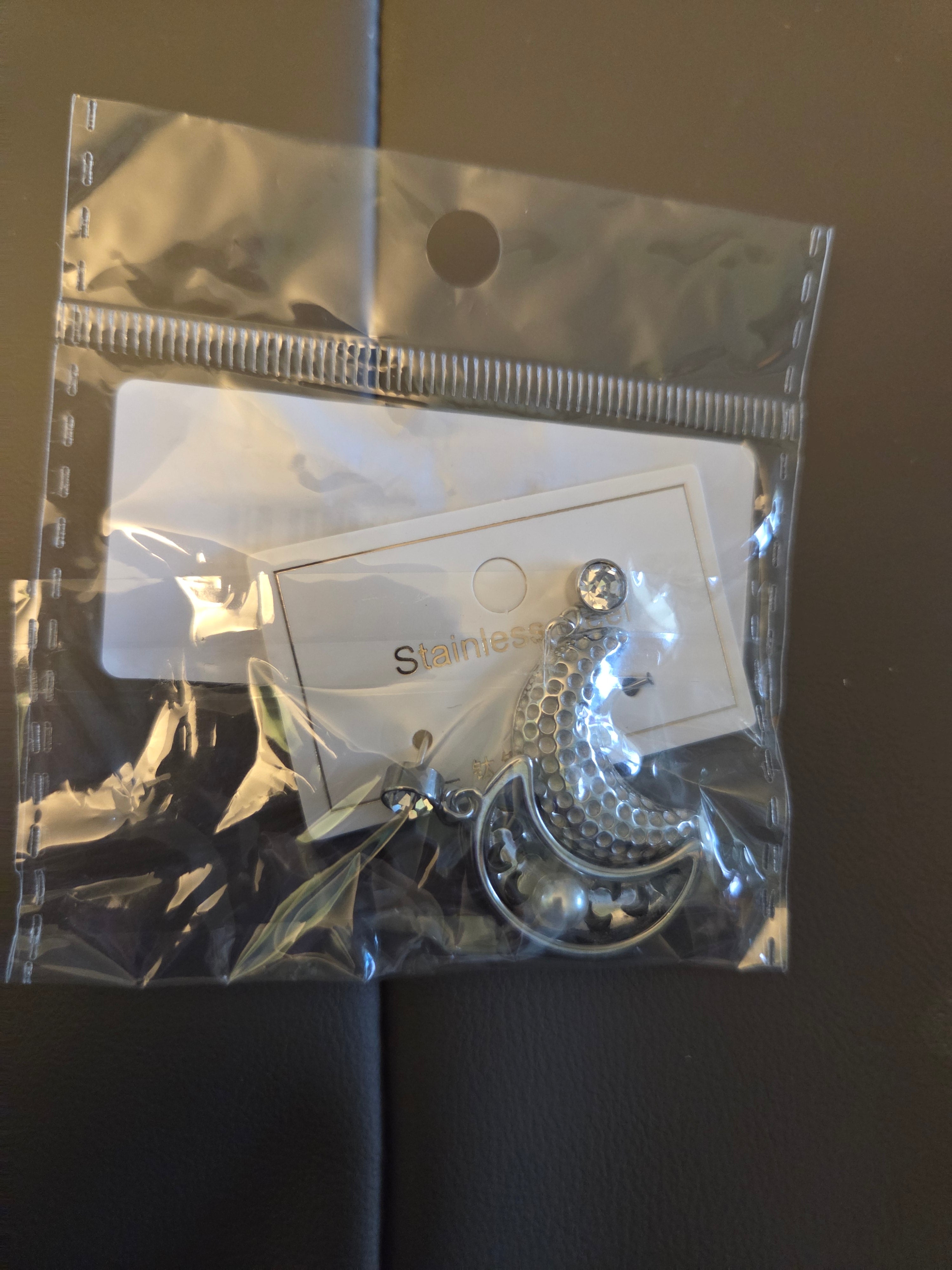 Silver Moon Earrings