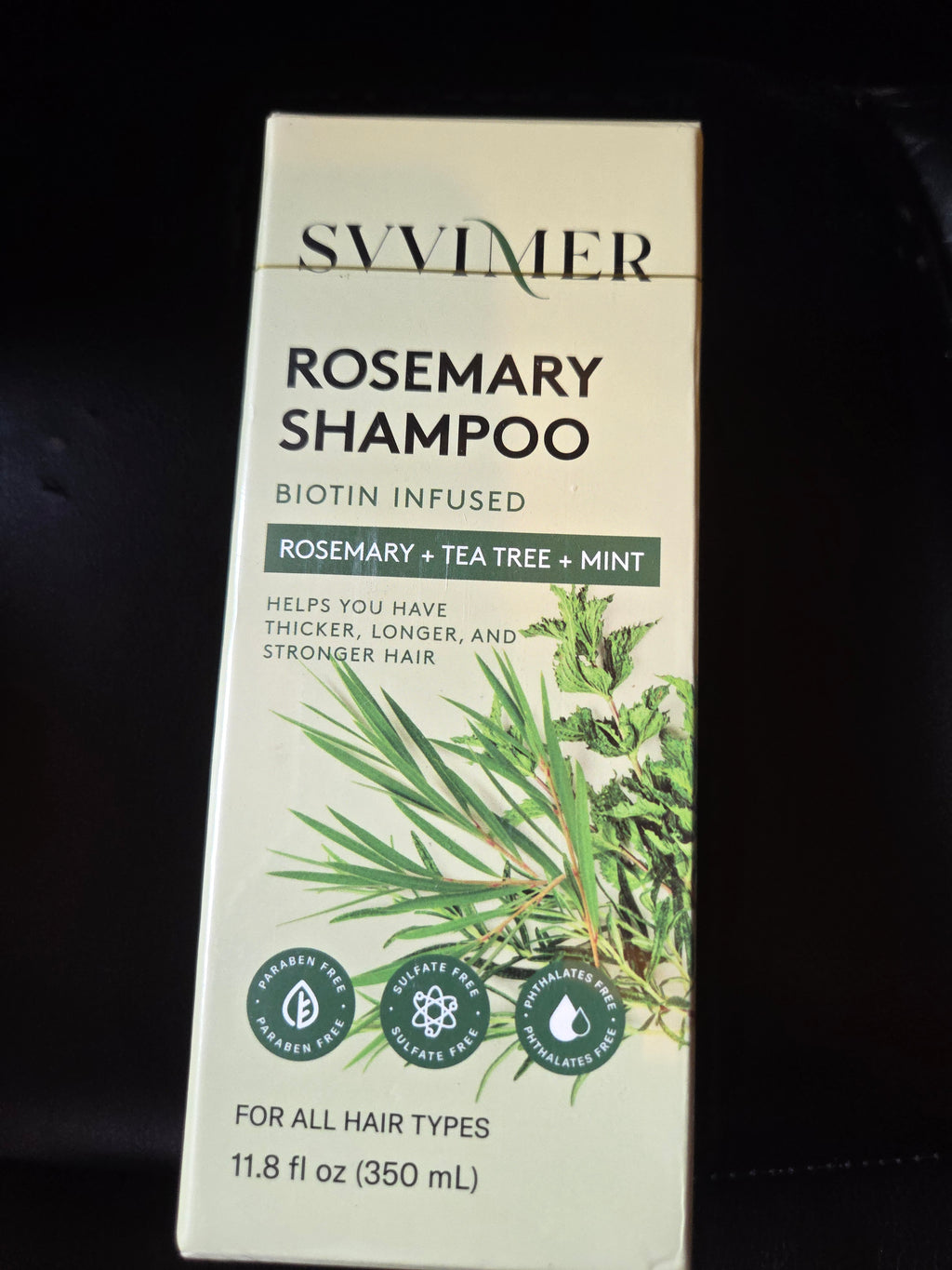 Rosemary Shampoo Biotin Infused – Tea Tree & Mint – Sulfate Free Hair Growth & Strengthening Shampoo