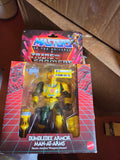 Masters of the Universe x Transformers Bumblebee Armor Man-At-Arms Figure (Mattel) – New