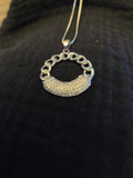 Silverchain circle Necklace