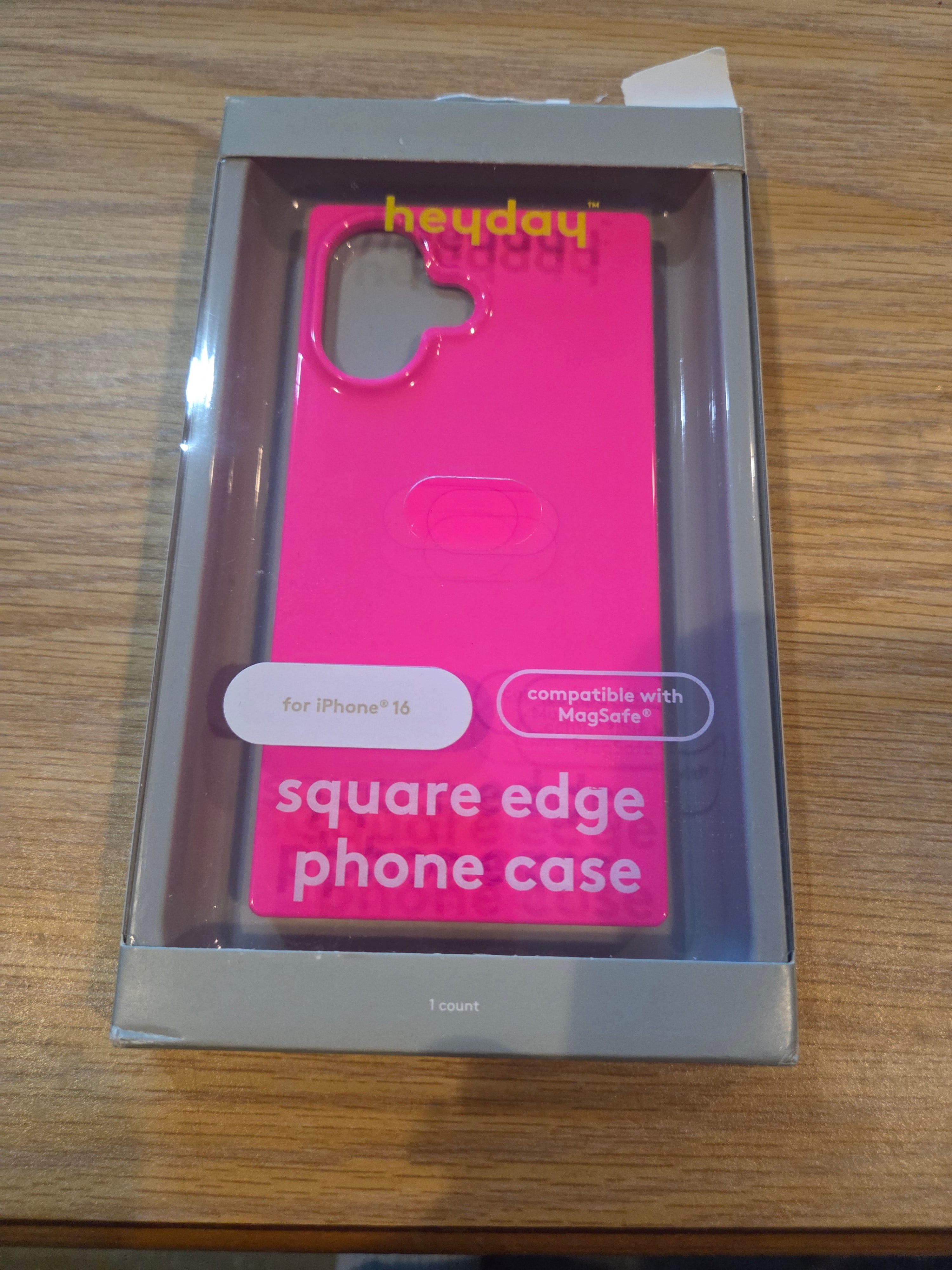 Square Edge phone case Pink